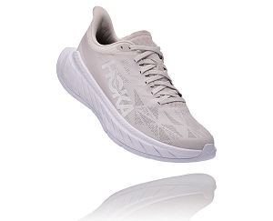 Hoka One One Carbon X 2 Mens Lifestyle Shoes Nimbus Cloud/White | AU-2948610